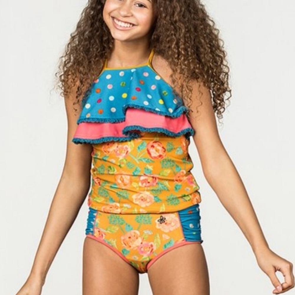 Matilda Jane  Seafarers Takini Swim set  12 /10